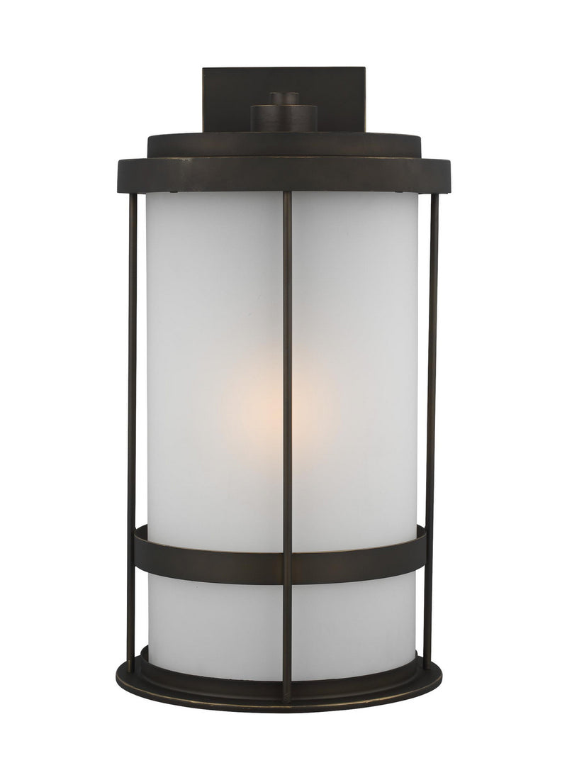 Generation Lighting 8890901EN3-71 Wilburn One Light Outdoor Wall Lantern, Antique Bronze Main Image.jpg