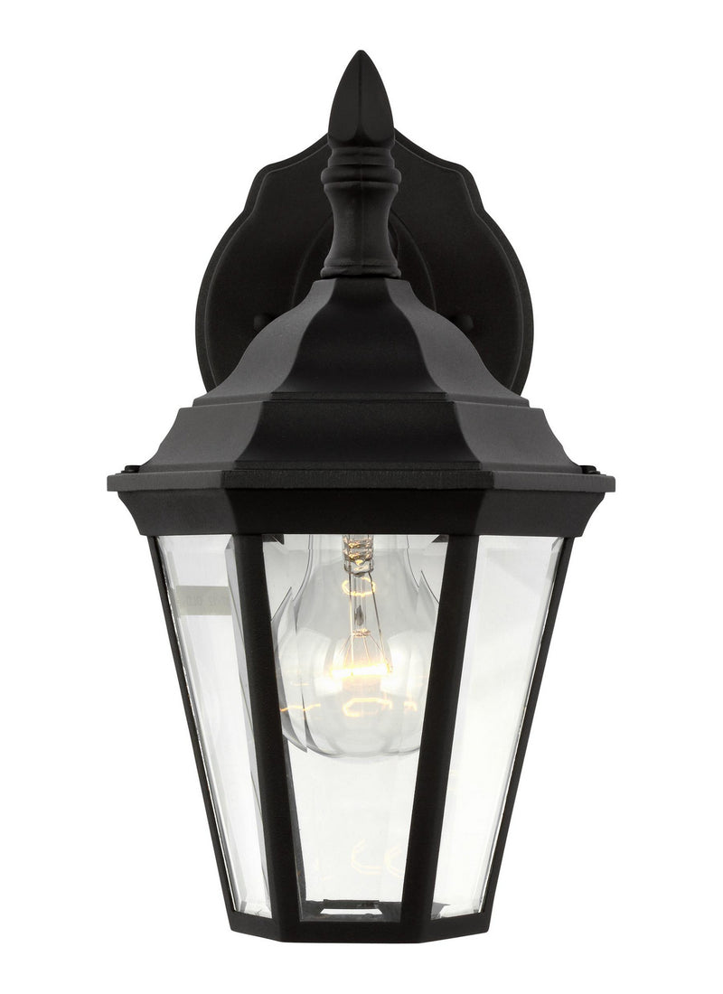 Generation Lighting 88937-12 Bakersville One Light Outdoor Wall Lantern, Black Main Image.jpg
