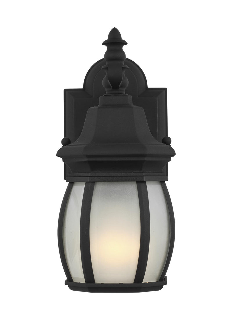 Generation Lighting 89104EN3-12 Wynfield One Light Outdoor Wall Lantern, Black Main Image.jpg