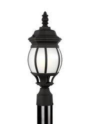 Generation Lighting 89202EN3-12 Wynfield One Light Outdoor Post Lantern, Black Main Image.jpg