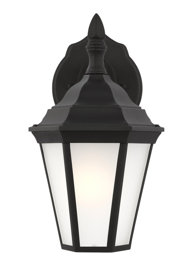 Generation Lighting 89937EN3-12 Bakersville One Light Outdoor Wall Lantern, Black Main Image.jpg