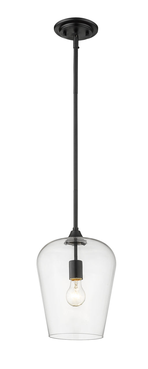 Z-Lite 473P9-MB Joliet One Light Pendant, Matte Black Main Image.jpg