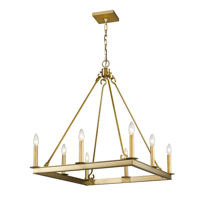 Z-Lite 482S-8-26OBR Barclay Eight Light Chandelier, Olde Brass Main Image.jpg