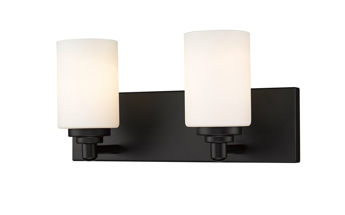 Z-Lite 485-2V-MB Soledad Two Light Vanity, Matte Black Main Image.jpg