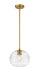 Z-Lite 486P10-OBR Harmony One Light Pendant, Olde Brass Main Image.jpg