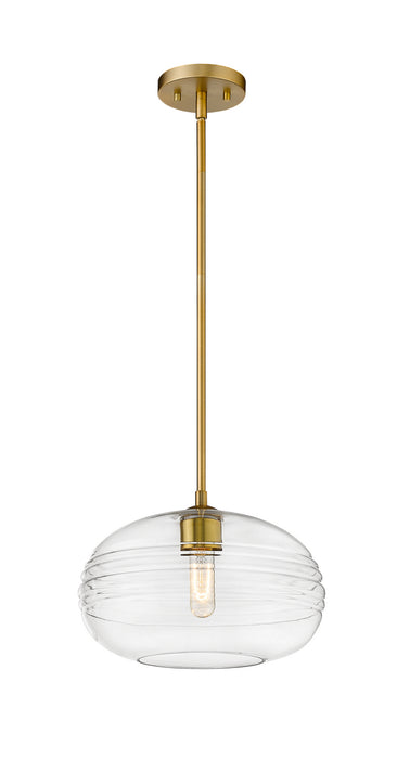 Z-Lite 486P14-OBR Harmony One Light Pendant, Olde Brass Main Image.jpg