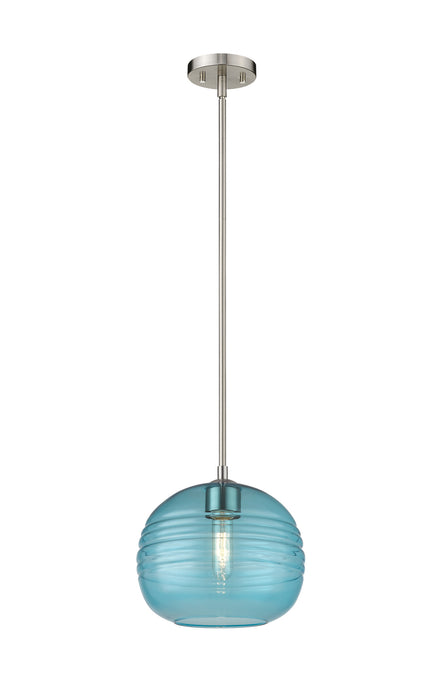 Z-Lite 487P10-BN Harmony One Light Pendant, Brushed Nickel Main Image.jpg