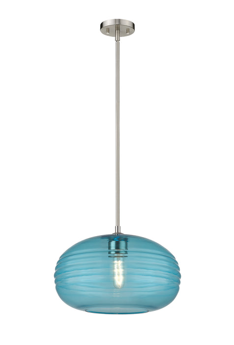 Z-Lite 487P14-BN Harmony One Light Pendant, Brushed Nickel Main Image.jpg