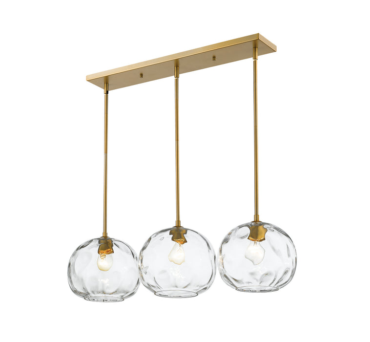 Z-Lite 490P10-3L-OBR Chloe Three Light Island Pendant, Olde Brass Main Image.jpg