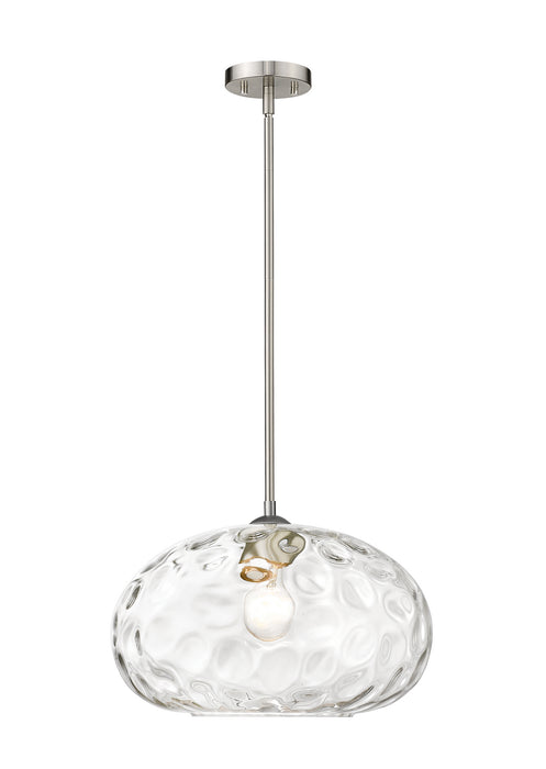 Z-Lite 490P14-BN Chloe One Light Pendant, Brushed Nickel Main Image.jpg