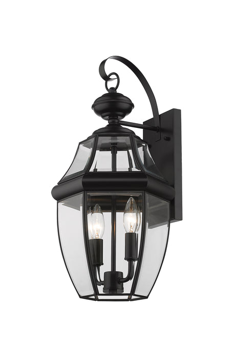 Z-Lite 580M-BK Westover Two Light Outdoor Wall Sconce, Black Main Image.jpg