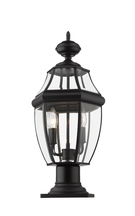 Z-Lite 580PHM-533PM-BK Westover Two Light Outdoor Pier Mount, Black Main Image.jpg