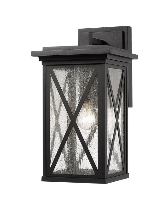 Z-Lite 583B-BK Brookside One Light Outdoor Wall Sconce, Black Main Image.jpg