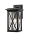 Z-Lite 583B-BK Brookside One Light Outdoor Wall Sconce, Black Main Image.jpg