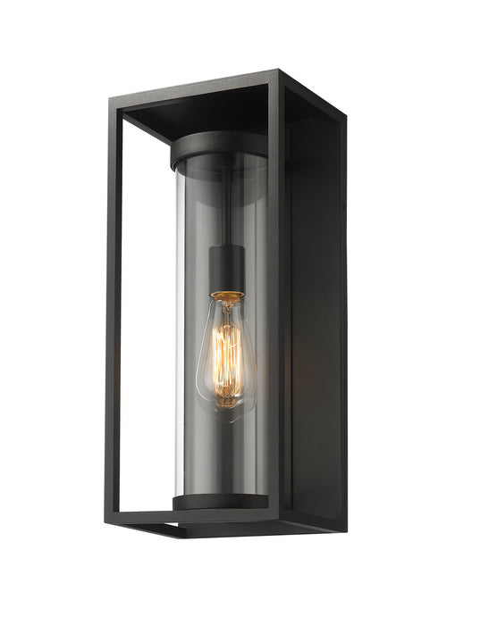 Z-Lite 584M-BK Dunbroch One Light Outdoor Wall Sconce, Black Main Image.jpg