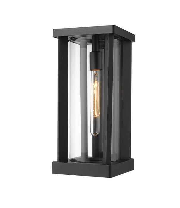 Z-Lite 586M-BK Glenwood One Light Outdoor Wall Sconce, Black Main Image.jpg