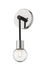 Z-Lite 621-1S-MB-PN Neutra One Light Wall Sconce, Matte Black / Polished Nickel Main Image.jpg