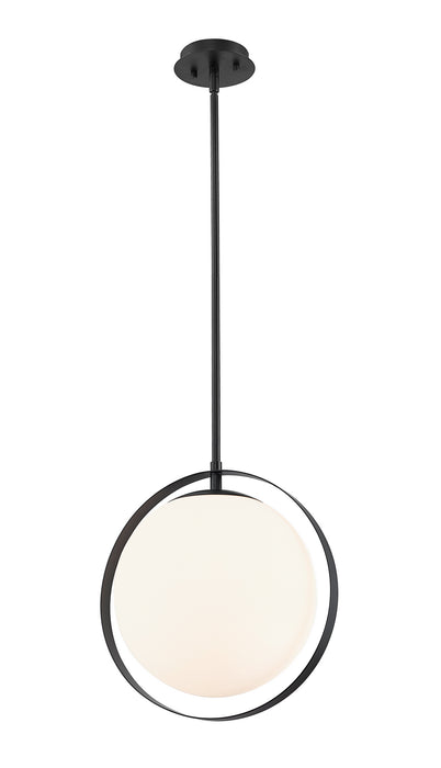 Z-Lite 730P12-MB Midnetic One Light Mini Pendant, Matte Black Main Image.jpg