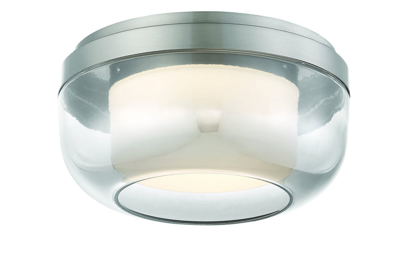 George Kovacs P952-1-084-L First Encounter Family LED Flush Mount, Brushed Nickel Main Image.jpg