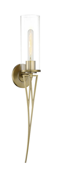 Minka-Lavery 1080-695 Regal Terrace One Light Wall Sconce, Soft Brass Main Image.jpg