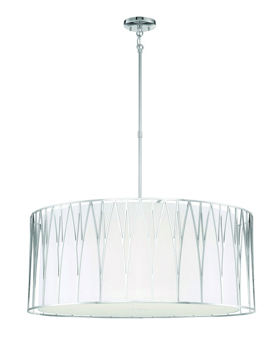 Minka-Lavery 1084-613-L Regal Terrace LED Pendant, Polished Nickel Main Image.jpg