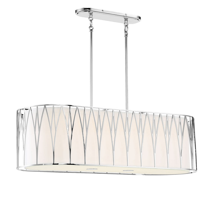 Minka-Lavery 1087-613-L Regal Terrace LED Pendant, Polished Nickel Main Image.jpg