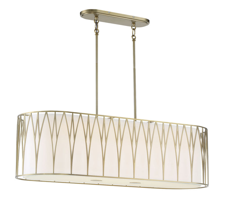 Minka-Lavery 1087-695-L Regal Terrace LED Pendant, Soft Brass Main Image.jpg