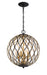 Minka-Lavery 2404-680 Gilded Glam Four Light Pendant, Sand Coal Main Image.jpg