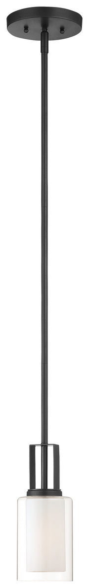 Minka-Lavery 4101-66 Parsons Studio One Light Mini Pendant, Sand Coal Main Image.jpg