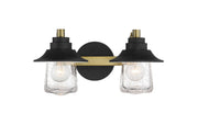 Minka-Lavery 4892-685 Westfield Manor Two Light Bath, Sand Coal W/ Soft Brass Main Image.jpg