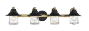 Minka-Lavery 4894-685 Westfield Manor Four Light Bath, Sand Coal W/ Soft Brass Main Image.jpg