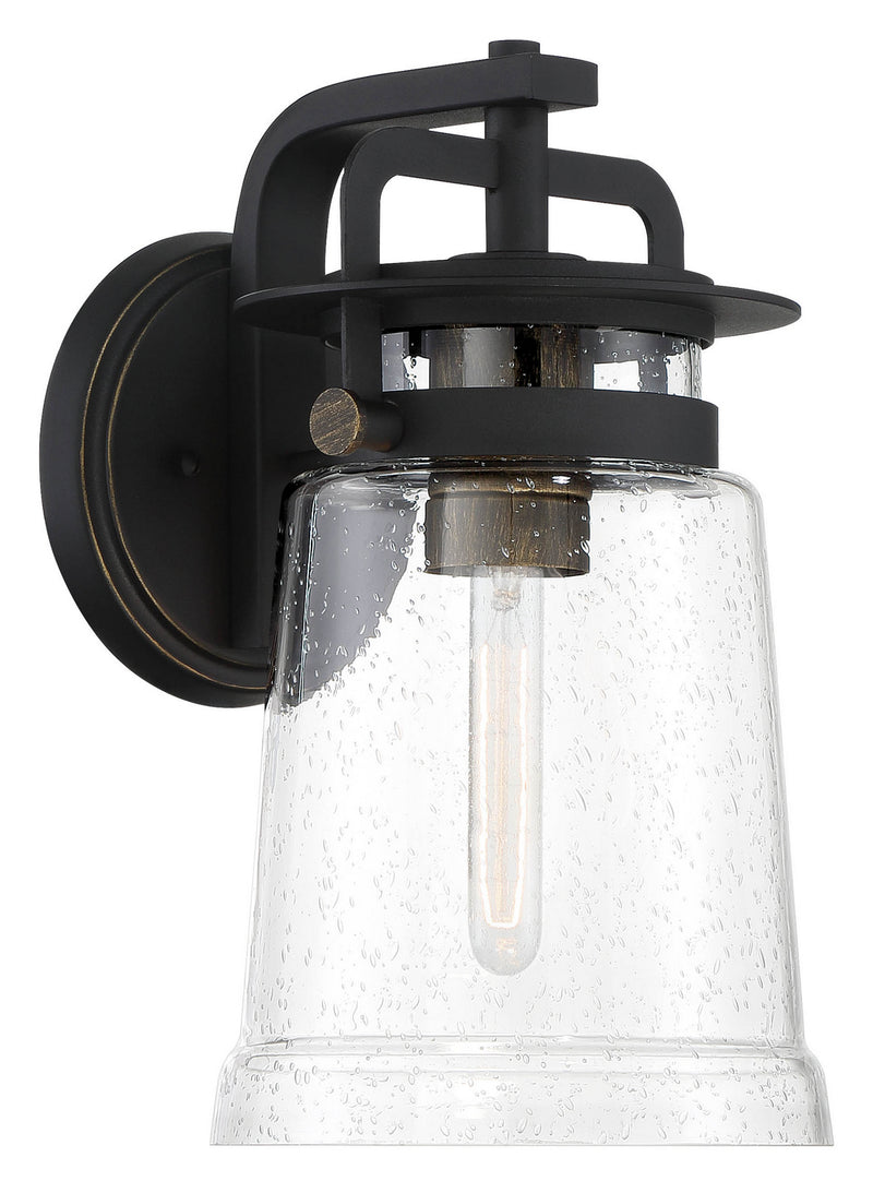 Minka-Lavery 73141-703 Maribel Heights One Light Outdoor Wall Mount, Sand Coal With Gold Highlights Main Image.jpg