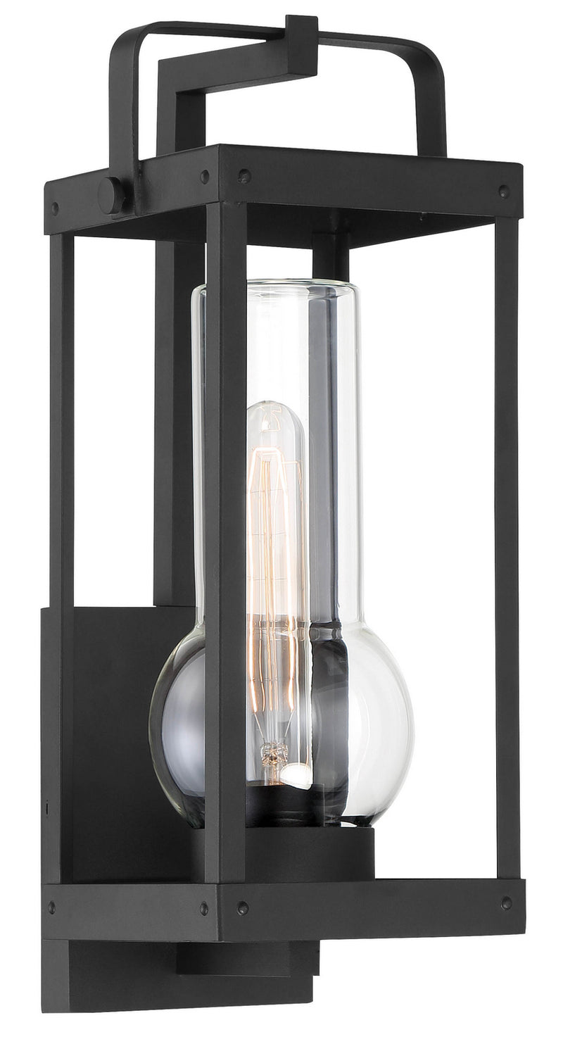 Minka-Lavery 73162-66 Sullivans Landing One Light Outdoor Wall Mount, Sand Coal Main Image.jpg