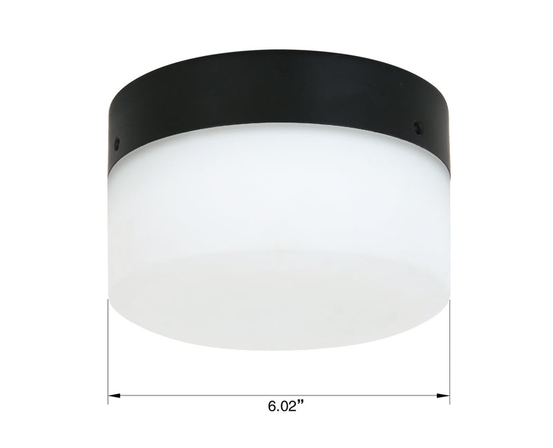 Lucci Air 210254010 Climate Two Light Ceiling Fan Light Kit, Black Alternate Image.jpg