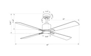 Lucci Air 510529010 Climate 52" Ceiling Fan, Black Alternate Image 3.jpg