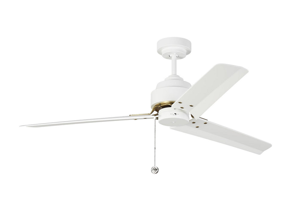 Visual Comfort Fan 3AR54RZWBBS Arcade 54 Ceiling Fan, Matte White Main Image.jpg