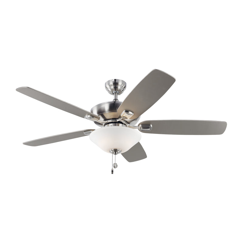 Generation Lighting 5COM52BSD-V1 Colony 52"Ceiling Fan, Brushed Steel Main Image.jpg