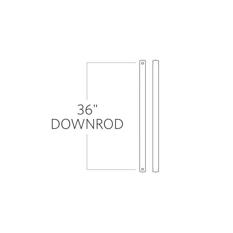 Visual Comfort Fan DR36CH Universal Downrod, Chrome Main Image.jpg
