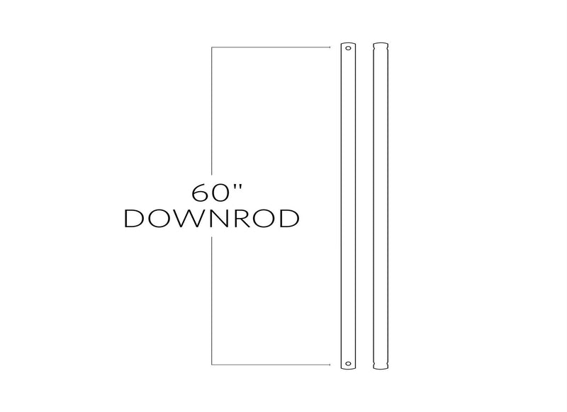 Visual Comfort Fan DR60BZ Universal Downrod, Bronze Main Image.jpg