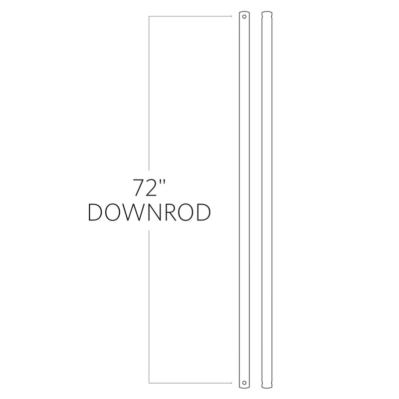 Visual Comfort Fan DR72CH Universal Downrod, Chrome Main Image.jpg