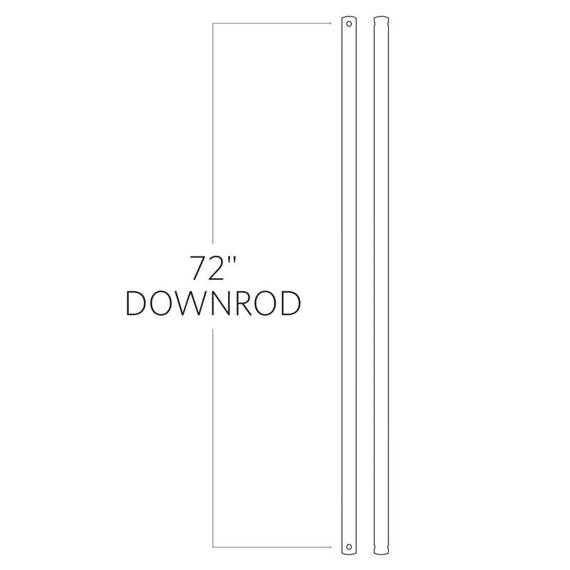 Visual Comfort Fan DR72SN Universal Downrod, Satin Nickel Main Image.jpg