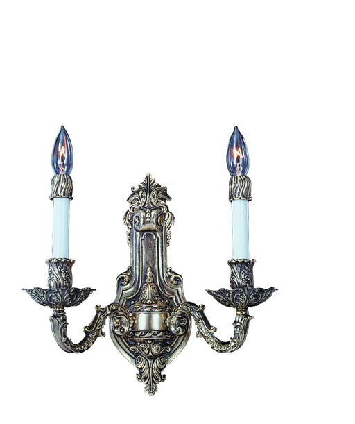 Framburg 8702 FB Napoleonic Two Light Wall Sconce, French Brass Main Image.jpg