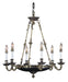 Framburg 8706 FB Napoleonic Six Light Chandelier, French Brass Main Image.jpg