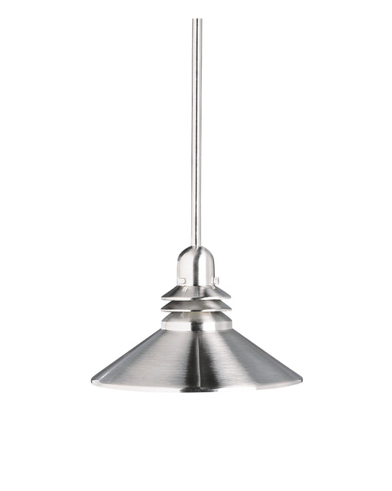 Kichler 2714NI One Light Mini Pendant, Brushed Nickel