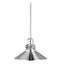 Kichler 2714NI One Light Mini Pendant, Brushed Nickel