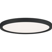 Quoizel OST1715EK Outskirts LED Flush Mount, Earth Black Main Image.jpg