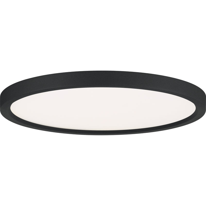 Quoizel OST1715EK Outskirts LED Flush Mount, Earth Black Main Image.jpg