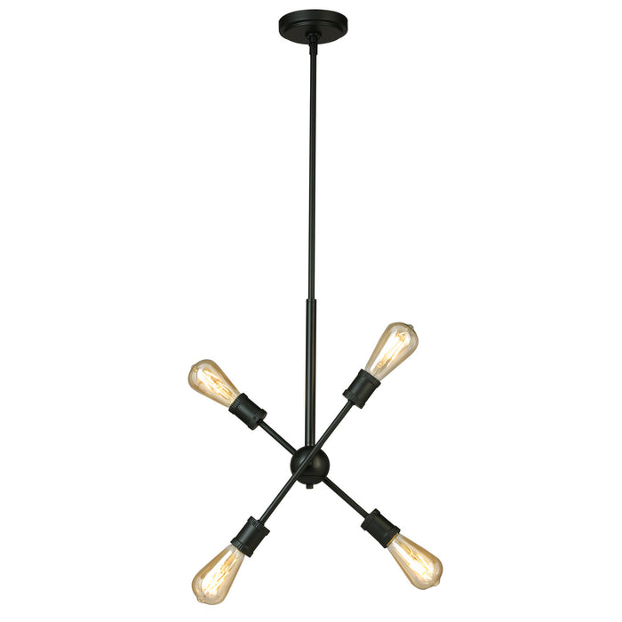 Eglo USA 203945A Etris Row Four Light Pendant Black Main Image.jpg
