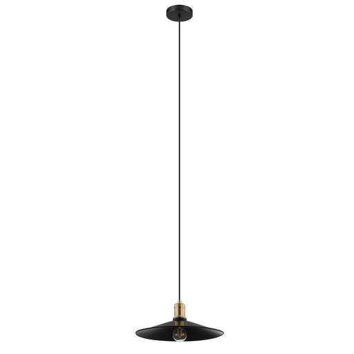 Eglo USA 204025A Bridport-P One Light Pendant Black, Gold Main Image.jpg
