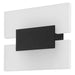 Eglo USA 204038A Metrass 2 LED Wall Light Matt Black Main Image.jpg